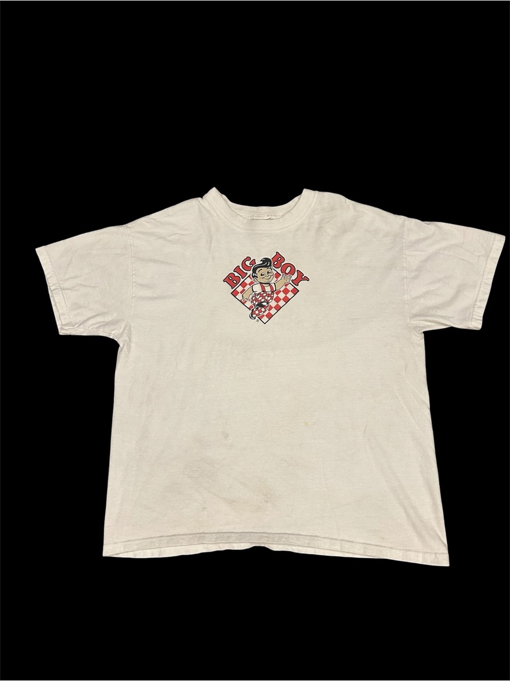 Big Boy Logo Graphic Tee in Off-White
